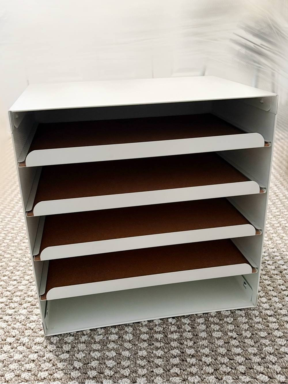 IKEA Minimalistic White Desktop Stationary Organizer Storage Letter Tray - Picture 4 of 6